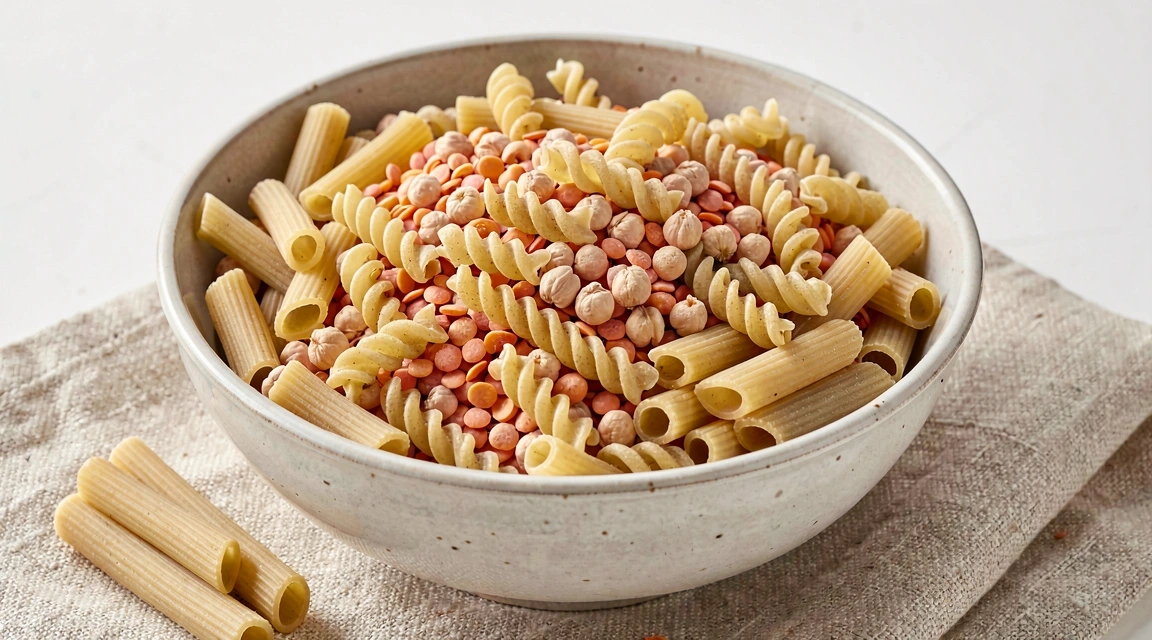 Hüvelyes alapú tészták